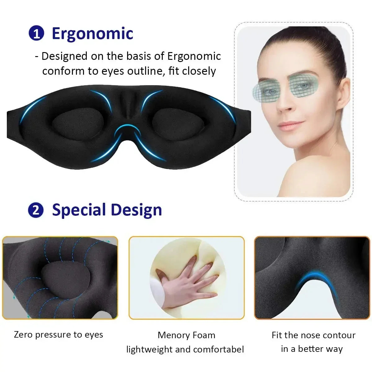 DreamShield™ 3D Sleep Mask
