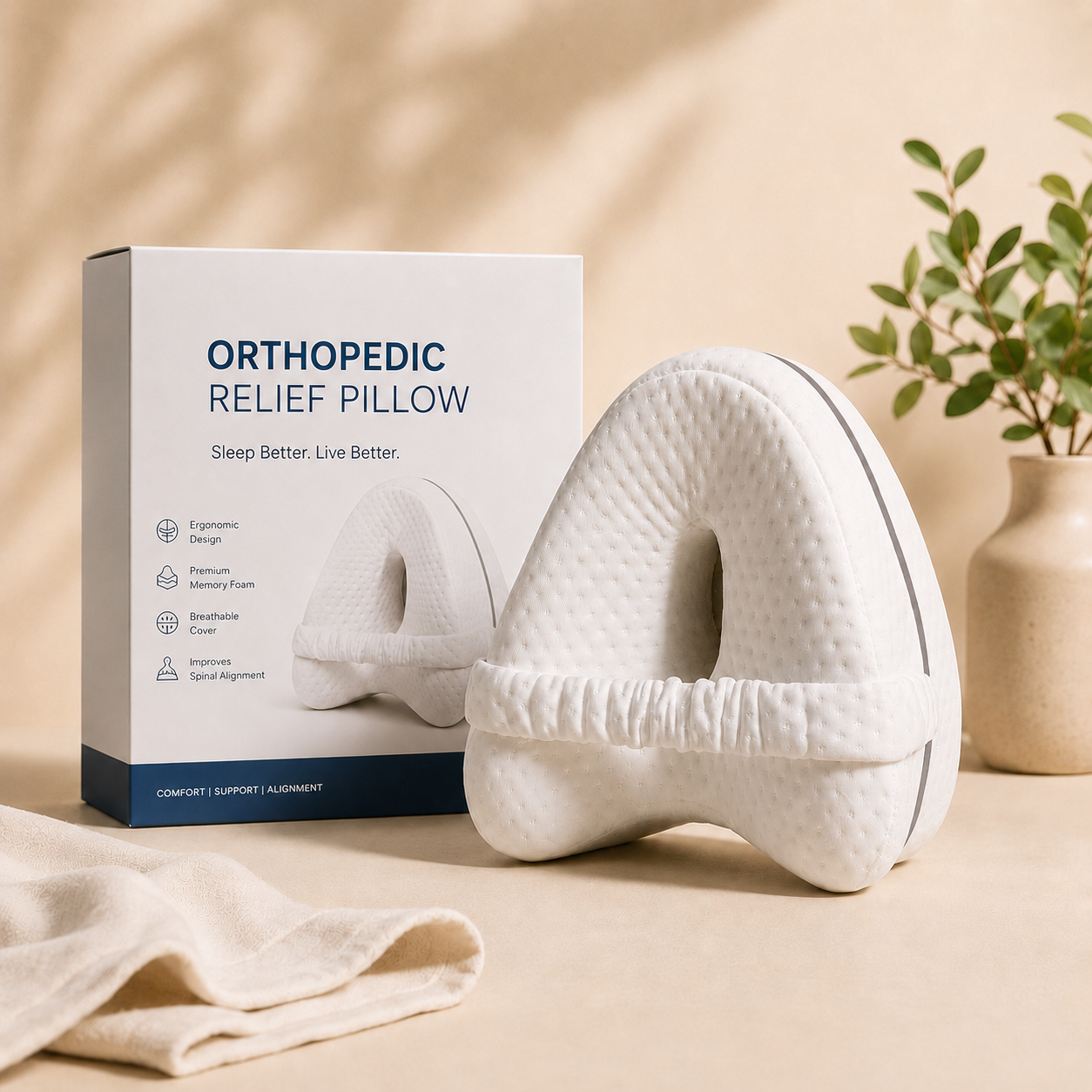 OrthoAlign™ Knee Pillow